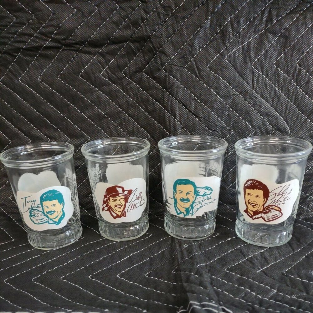 4-1998 Bama Jelly Glass NASCAR Champion series Allison-Martin-Irvan-Jarrett